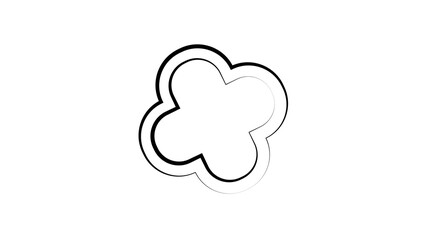 A ring of  bell pepper. Vector illustration