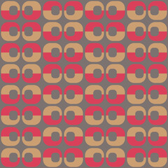 Simple abstract seamless pattern - decorative accent for any surfaces.