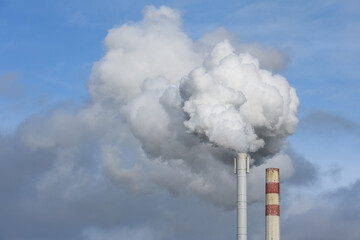 usine pollution environnement carbone fumee