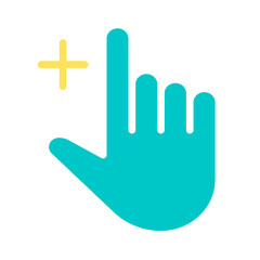 Swipe with finger icon