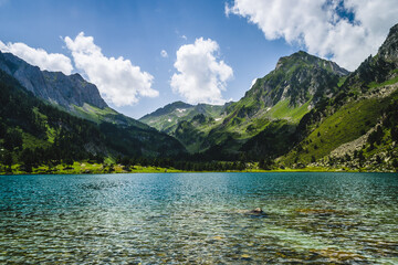 Lake in the mountains