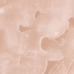 Creamy ink and watercolor texture on white paper background. Paint leaks and decalcomania effects. Hand-painted gouache abstract image. Mess on the canvas.