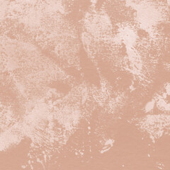 Creamy ink and watercolor texture on white paper background. Paint leaks and decalcomania effects. Hand-painted gouache abstract image. Mess on the canvas.