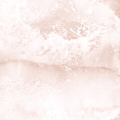 Creamy ink and watercolor texture on white paper background. Paint leaks and decalcomania effects. Hand-painted gouache abstract image. Mess on the canvas.