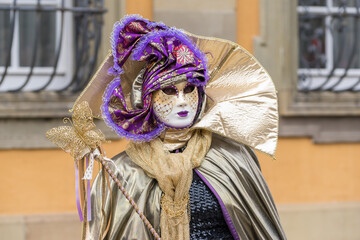 Fototapeta na wymiar Hallia Venezia - Carneval in Schwäbisch Hall