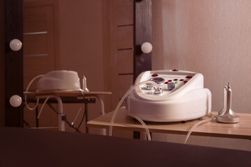 Vacuum therapy massage machine with handl tools