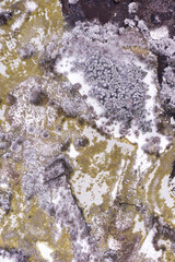 Beautiful aerial winter rural lanscape