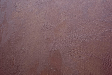 Naklejka premium Beautiful pink decorative plaster applied to the wall