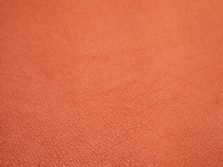 Orange cattle leather texture background