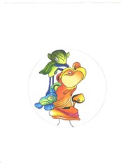 Image of inhabitants of space and other planets.Fictional characters, fantastic people,fairy animals and objects that come to life