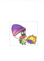 Image of inhabitants of space and other planets.Fictional characters, fantastic people,fairy animals and objects that come to life