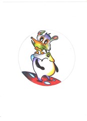 Image of inhabitants of space and other planets.Fictional characters, fantastic people,fairy animals and objects that come to life