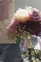 close up floral arrangement 
