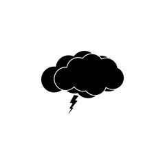 creative weather icon black vector