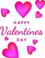 GREETING CARDS HAPPY VALENTINES DAY WITH COLORFUL BACKGROUND. AND ALSO CAN TO WALLPAPER, FLYERS, POSTERS, COVER DESIGN.