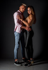 Attractive passionate pair