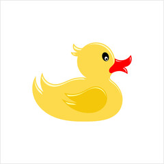 Rubber Duck Icon, Rubber Ducky, Duck Shape Toy