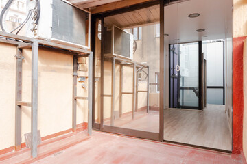 entrance to the house