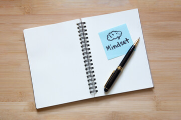 growth mindset and self development concept