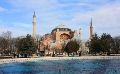 Hagia Sophia Mosque in Istanbul, Turkey