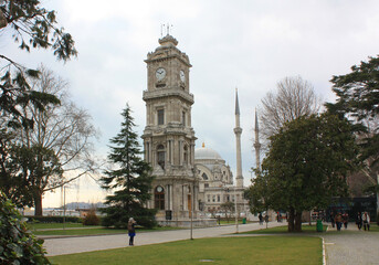 Main entrance in Dolmabahce Palace in Isatanbul, Turkey