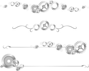 A variety of gear divider lines
