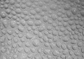 water drops on surface