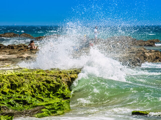 Coves And Beaches Of Tarifa, Cádiz, Spain. Summer Vacation. Travels
