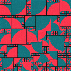 Obraz premium Abstract Geometric Pattern generative computational art illustration