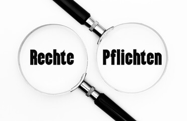 Rechte und Pflichten