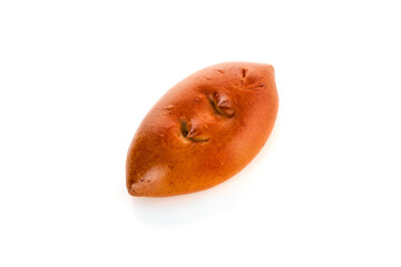 Fototapeta premium fresh bun on white background 