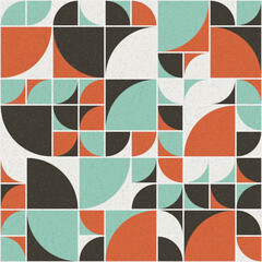 Abstract Geometric Pattern generative computational art illustration