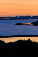 Fototapeta premium Estany Pudent. La Savina.Formentera.Islas Pitiusas.Baleares.España.