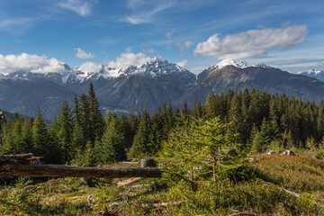 Hike on the Serles in the Stubai Valley in Austria