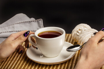 Marshmallow isolated on white background with clipping path