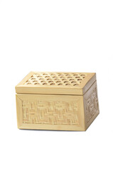 Handmade bamboo box with close lid