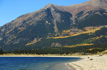 Mt Elbert on Twin Lakes, Colorado