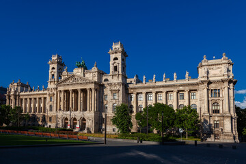 Ethnographic Museum building in Budapest (Hungary)