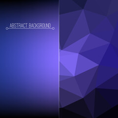 Abstract geometric contemporary neo geometric modern background. Triangle abstract blur modern cover flyer design. Mosaic tessellation. Vector illustration