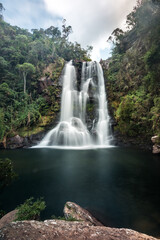 Fototapeta na wymiar Beautiful waterfall in Brazil
