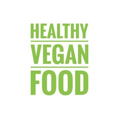 Fototapeta premium ''Healthy vegan food'' Lettering