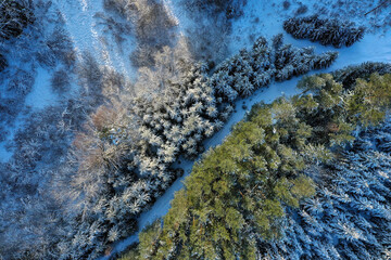 Latvia; Veclaicene in winter