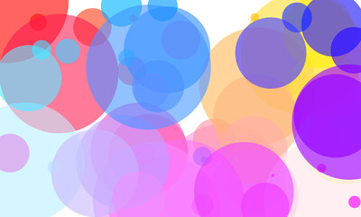 Colorful circle background