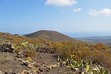 trail on a volcano 