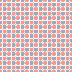 Simple pattern. Circle pattern. Seamless background. Fish scale pattern. Abstract geometric background in a marine theme. © Sudakarn