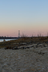 Nizhny Novgorod. Sunset on the Volga