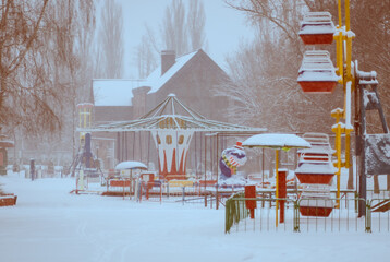 winter in the park