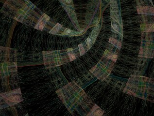 Imaginatory fractal background Image
