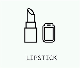 lipstick icon vector