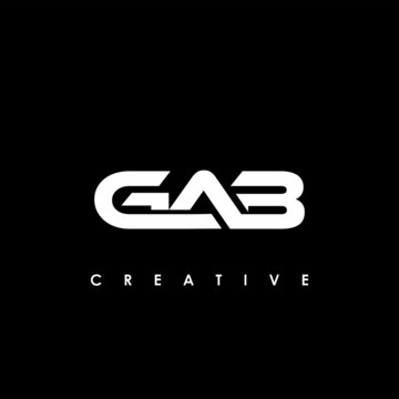 GAB Letter Initial Logo Design Template Vector Illustration